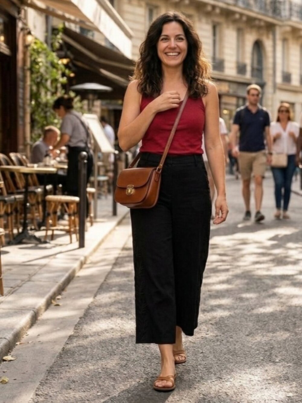 Marla Wynne Cropped Black Dress Pants